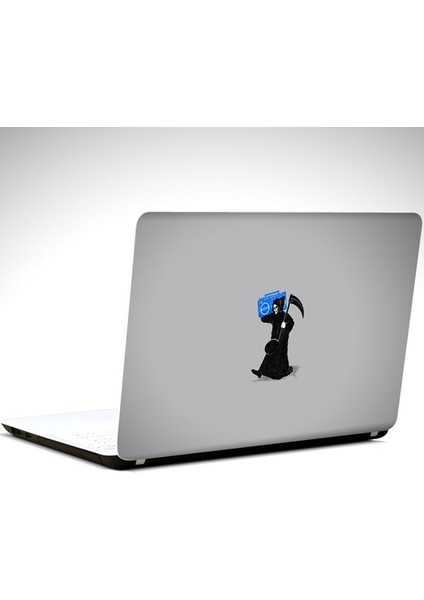 Azrail ve Teyp Laptop Sticker