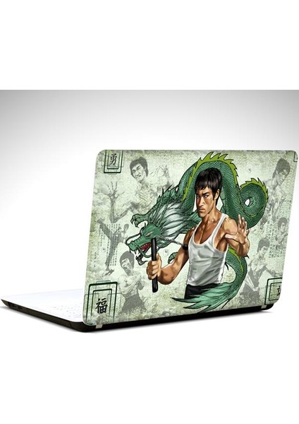 Bruce Lee Laptop Sticker