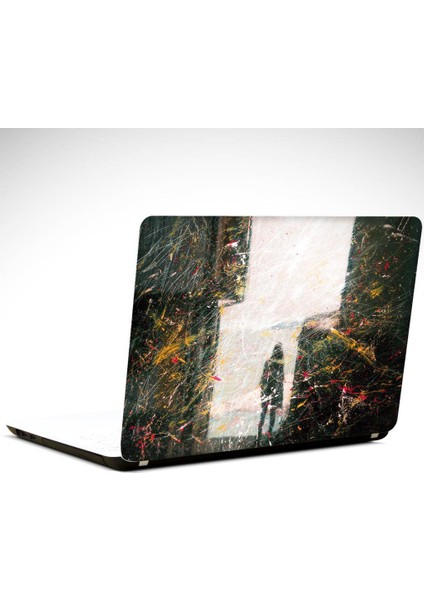 Insan Silueti Laptop Sticker