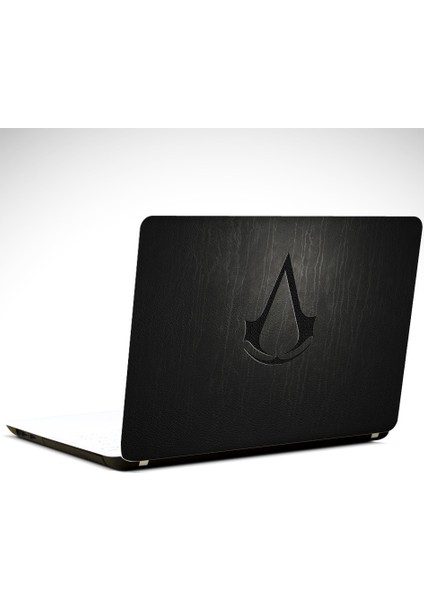 Assasins Siyah Laptop Sticker
