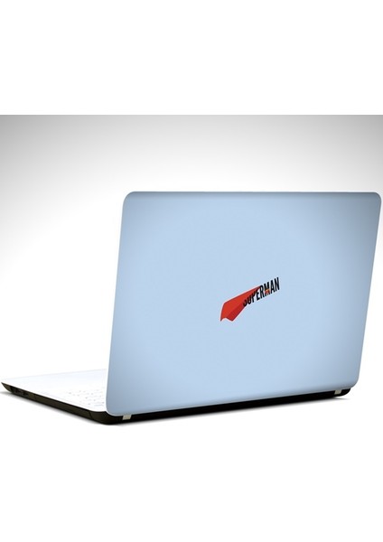 Süperman Minimal Laptop Sticker