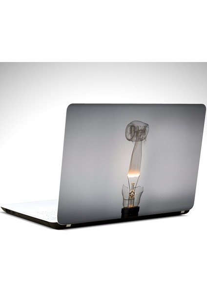 Ampül ve Duman Laptop Sticker
