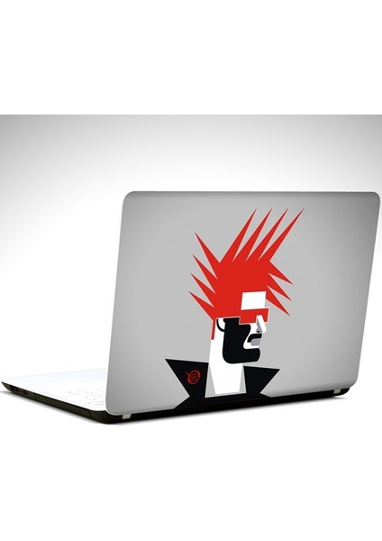 Minimal Saçlar Laptop Sticker