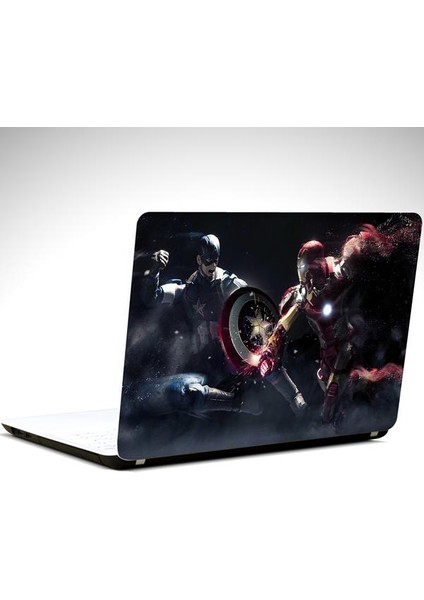 Captain America Laptop Sticker