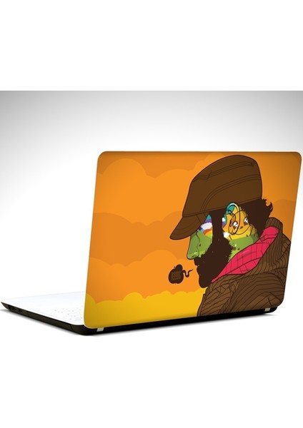 Retro Pipo Laptop Sticker