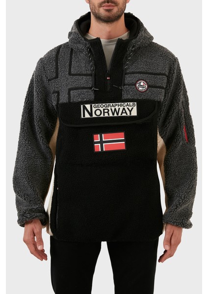 Yumuşak Dokulu Soğuğa Dayanıklı Kapüşonlu Polar Erkek Polar Rıakolo fırsatları