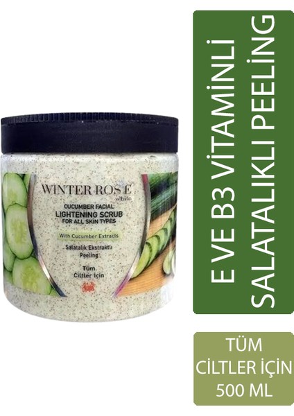 Yüz Temizleyici Salatalık Ekstraktlı Peeling 500GR