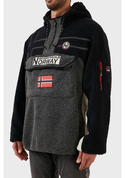 Yumuşak Dokulu Soğuğa Dayanıklı Kapüşonlu Polar Erkek Polar Rıakolo indirimleri