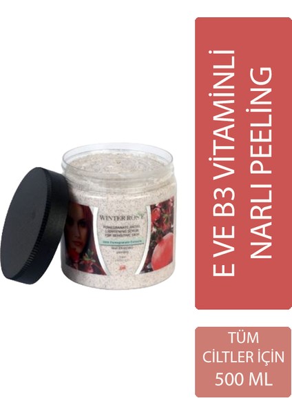 Tüm Ciltler Için Nar Ekstraklı Peeling 500 gr