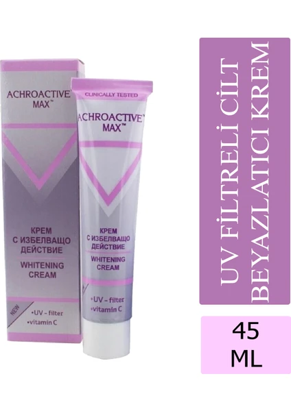 Achroactive Max Krem Spf 15 C Vitamini ve Uv Filtre 45 ml 2'li