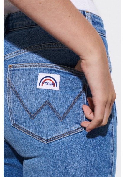 Flare Fit Yüksek Bel İspanyol Paça Esnek Jean Kot Pantolon
