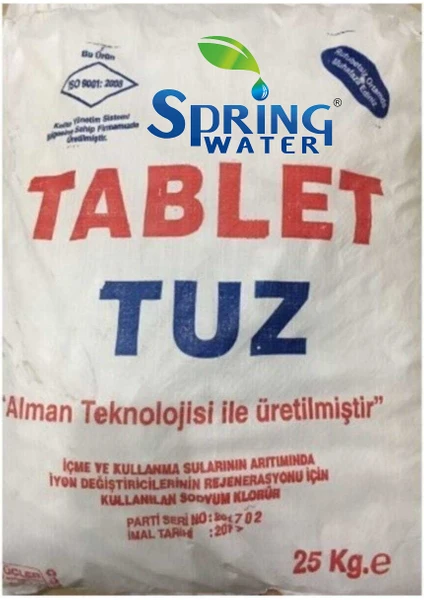 Spring Water Salti Tablet Mekanik Tuz 25 kg