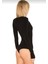 Kadın Boğazlı Siyah Bodysuit 2