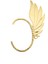 Kadın Mat Altın Renk Kaplama Sol Kulak Geçirmeli Model Yaprak Formlu Ear Cuff Küpe 5