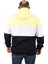Büyük Beden Parçalı Kapüşonlu Sweat 22736 Sarı 2