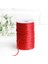 Kırmızı floş ip (sıçan kuyruğu), 2 mm 5 metre 1