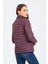 SN659 Basıc Padded Coat Mürdüm Günlük Kadın Şişme Mont 3