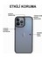 Caseworld Apple iPhone 14 Pro Kapak Metal Kamera Korumalı Arkası Şeffaf Silikon Kılıf - Siyah 2