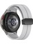 Samsung Galaxy Watch 5 Seri 40MM 44MM Uyumlu Kordon Metal Magnet D Tokalı Silikon Kayış 1