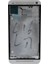 Htc One M7 Orta Kasa Ön Kapak Gümüş 1