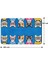 Sevimli Tasarımlı Mikrofiber Banyo Paspası, Kaymaz Taban, Makinede Yıkanabilir (50x80 Cm) 3