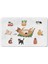 Sevimli Tasarımlı Mikrofiber Banyo Paspası, Kaymaz Taban, Makinede Yıkanabilir (50x80 Cm) 2