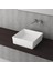 Bocchi Vessel Tezgah Üstü Lavabo 38X38 cm Mat Beyaz 1173-002-0125 1