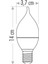 6 Adet 8W Ledli Kıvrık Buji Ampul CT-4084 2