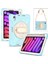 iPad Mini Için Tablet Kılıfı - Açık Mavi / Beyaz (Yurt Dışından) 2