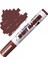 : Shirt Marker Tişört & Kıyafet Markör Kalemi : 2,0 mm : Kahverengi 2