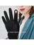 Eldivenler Sonbahar ve Kış Kadın Sıcak Sürüş Sevimli Soyut Nakış Dokunmatik Ekran Artı Kadife Rüzgar Geçirmez Eldiven (Yurt Dışından) 2