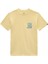 Peace Flower Ss Pale Banana Sarı T-Shirt 1