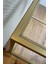 Yan Sehpa Kare 45*45 Gold Renk Temperli Cam 1