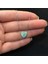STELA OPAL YEŞİL KALP GÜMÜŞ KOLYE 2