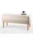 Lorence Home Randler Bench Puf - Krem 1