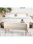 Lorence Home Randler Bench Puf - Krem 2