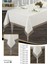 Nivemeshome File Gri 160 x 220 cm Masa Örtüsü Evlüks 3