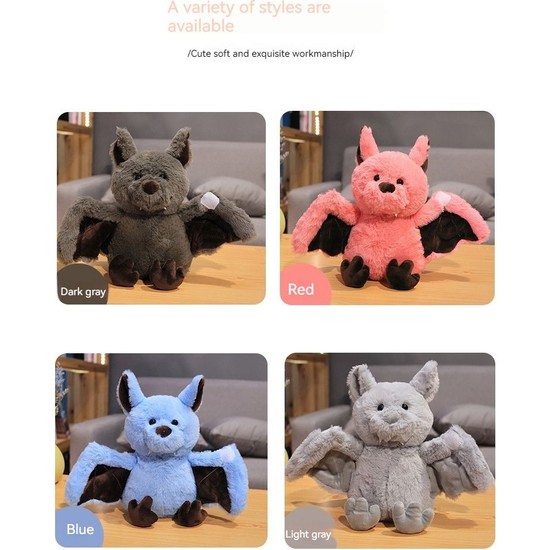 Prodigy Toy Sevimli Çizgi Yarasa Bebek Peluş Oyuncak (Yurt Fiyatı