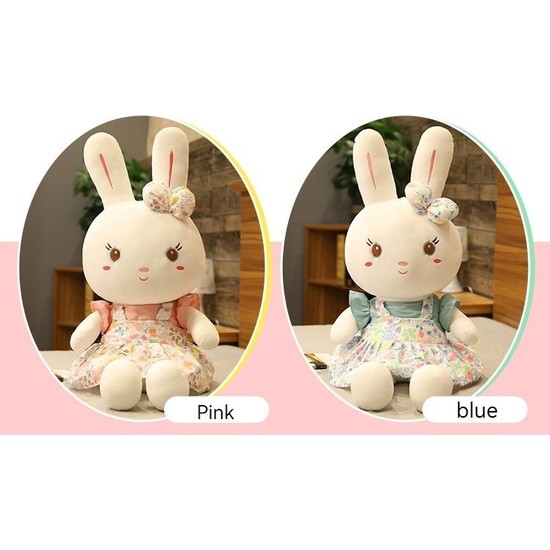Prodigy Toy Küçük Beyaz Tavşan Bebek Peluş Oyuncak (Yurt Fiyatı