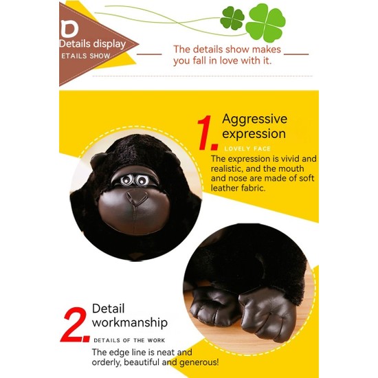 Prodigy Toy Şempanze Little King Kong Peluş Oyuncak (Yurt Fiyatı