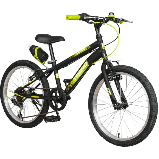 Trendbike Mistral M 20 Jant  Vites Çocuk Bisikleti 6-10 Yaş Çocuk Bisikleti Siyah-Sarı 20.410-S-NS