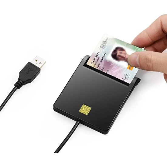 Sge Teknoloji USB Kimlik Kartı Banka Kartı Smart Kart Akıllı Kart Okuyucu