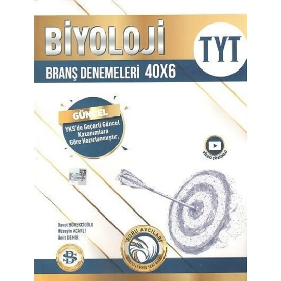 Bilgi Sarmal Yayınları Tyt Biyoloji 40 x 6 Branş Denemeleri