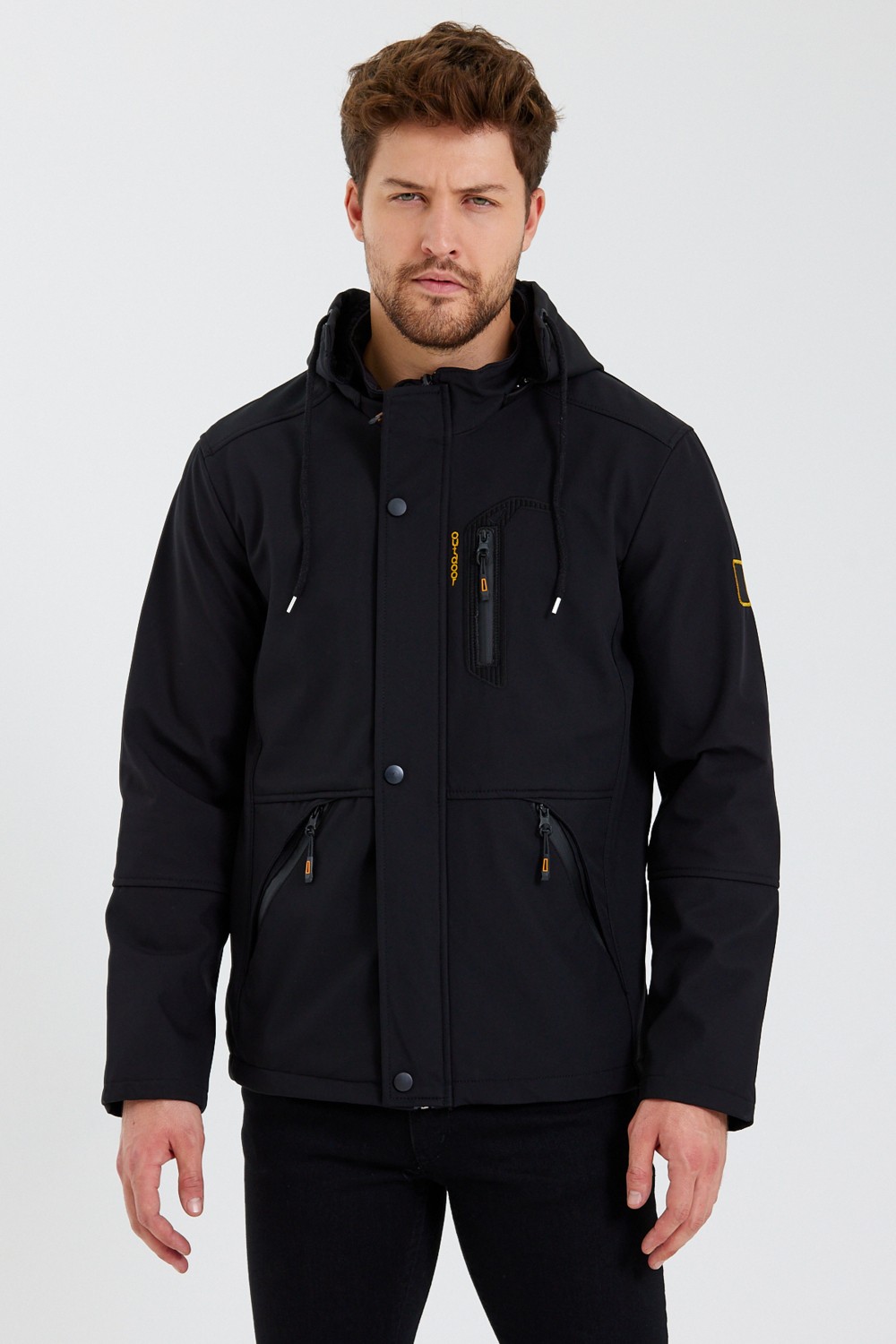 Paganni Su ve Rüzgar Geçirmez Içi Kürklü Softshell Erkek Mont