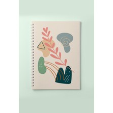 Co Notes  3'lü Spiralli Çizgisiz Defter Seti - Flowers Series A5 (15X21CM)