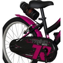Trendbike Vento 20 Jant Bisiklet 6-10 Yaş Kız Çocuk Bisikleti Siyah-Fuşya 20.404-S-F