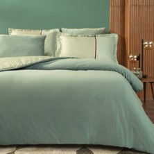 Yataş CharMe Rowena Çift Kişilik Kadife Saten Nevresim Takımı - Adaçayı