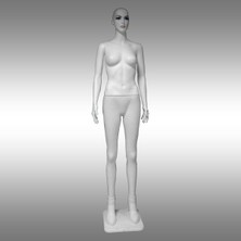 Doğu Sarı İş Sarı iş  Plastik Tablalı Bayan Boy Mankeni Makyajlı