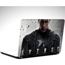 Captain America Laptop Sticker