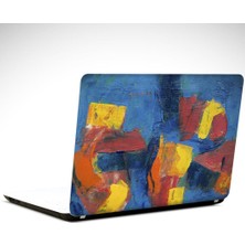 Şekilli Renkler Soyut Laptop Sticker